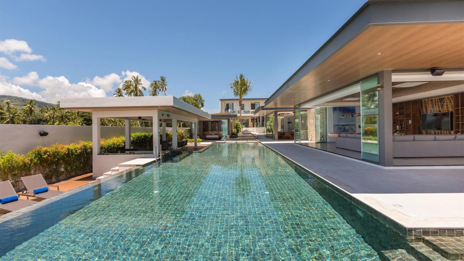 Exclusive Sea Renity A Beachfront Villa Retreat Sleeps 12 Adults And 6 Kids Laem Sor Exterior foto